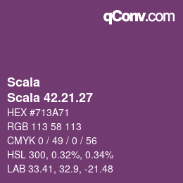 颜色代码: Scala - Scala 42.21.27 | qconv.com