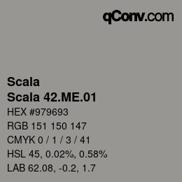 颜色代码: Scala - Scala 42.ME.01 | qconv.com