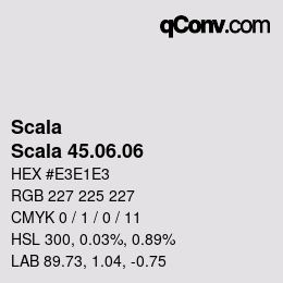颜色代码: Scala - Scala 45.06.06 | qconv.com