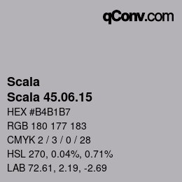 颜色代码: Scala - Scala 45.06.15 | qconv.com