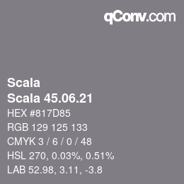 Código de color: Scala - Scala 45.06.21 | qconv.com