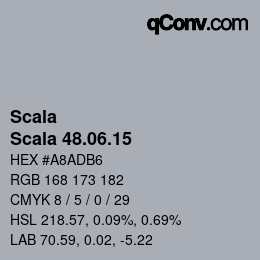 颜色代码: Scala - Scala 48.06.15 | qconv.com