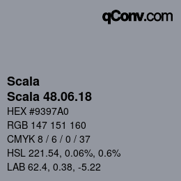 颜色代码: Scala - Scala 48.06.18 | qconv.com