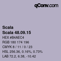 Farbcode: Scala - Scala 48.09.15 | qconv.com