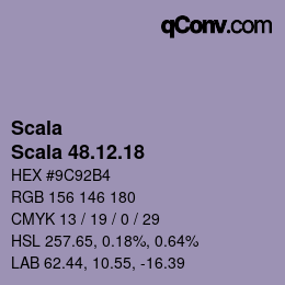 颜色代码: Scala - Scala 48.12.18 | qconv.com