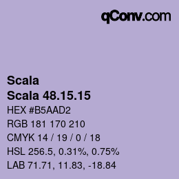 Color code: Scala - Scala 48.15.15 | qconv.com