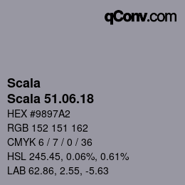 颜色代码: Scala - Scala 51.06.18 | qconv.com