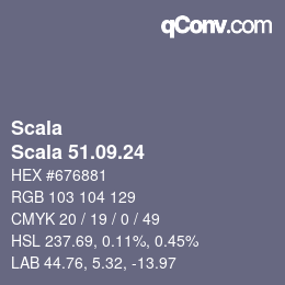 Farbcode: Scala - Scala 51.09.24 | qconv.com