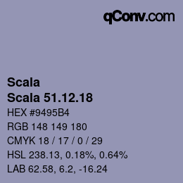 颜色代码: Scala - Scala 51.12.18 | qconv.com
