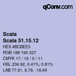 颜色代码: Scala - Scala 51.15.12 | qconv.com
