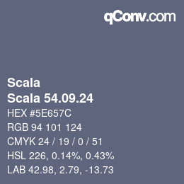 颜色代码: Scala - Scala 54.09.24 | qconv.com