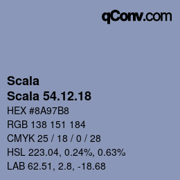 颜色代码: Scala - Scala 54.12.18 | qconv.com
