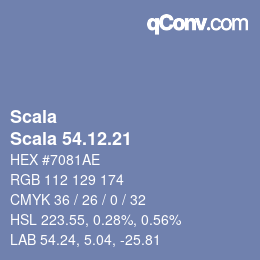 颜色代码: Scala - Scala 54.12.21 | qconv.com