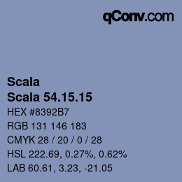 颜色代码: Scala - Scala 54.15.15 | qconv.com