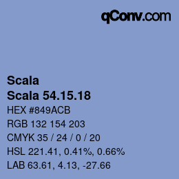 颜色代码: Scala - Scala 54.15.18 | qconv.com