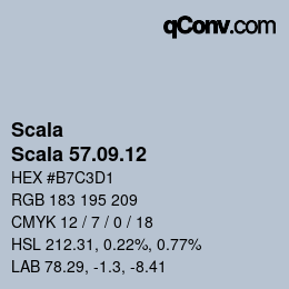 颜色代码: Scala - Scala 57.09.12 | qconv.com