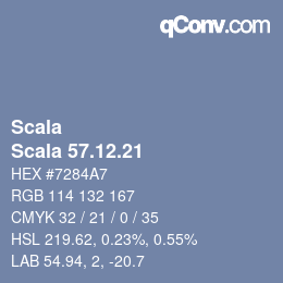 颜色代码: Scala - Scala 57.12.21 | qconv.com