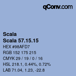 颜色代码: Scala - Scala 57.15.15 | qconv.com