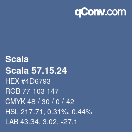 Farbcode: Scala - Scala 57.15.24 | qconv.com