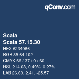 颜色代码: Scala - Scala 57.15.30 | qconv.com