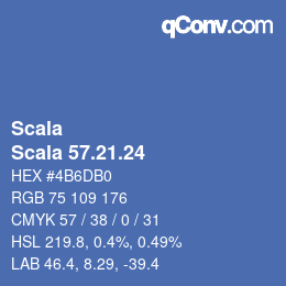 Código de color: Scala - Scala 57.21.24 | qconv.com