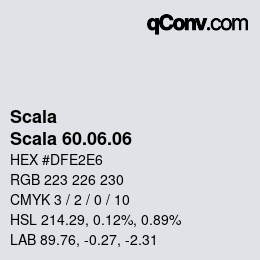 颜色代码: Scala - Scala 60.06.06 | qconv.com