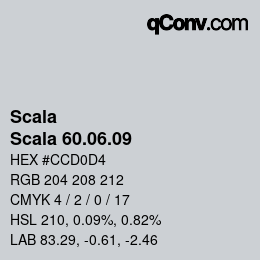颜色代码: Scala - Scala 60.06.09 | qconv.com