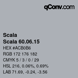 颜色代码: Scala - Scala 60.06.15 | qconv.com