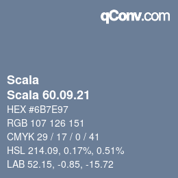 颜色代码: Scala - Scala 60.09.21 | qconv.com