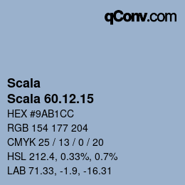 カラーコード: Scala - Scala 60.12.15 | qconv.com