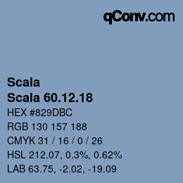 颜色代码: Scala - Scala 60.12.18 | qconv.com