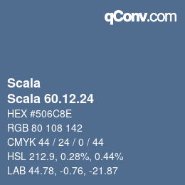 Farbcode: Scala - Scala 60.12.24 | qconv.com