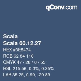 颜色代码: Scala - Scala 60.12.27 | qconv.com