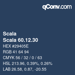 Color code: Scala - Scala 60.12.30 | qconv.com