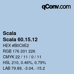 颜色代码: Scala - Scala 60.15.12 | qconv.com