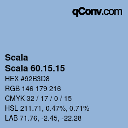 カラーコード: Scala - Scala 60.15.15 | qconv.com