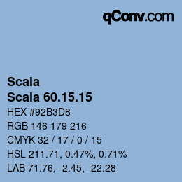 Color code: Scala - Scala 60.15.15 | qconv.com