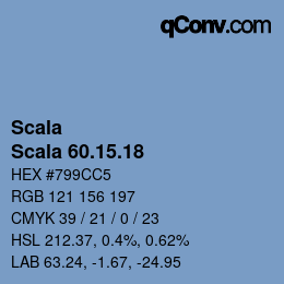 颜色代码: Scala - Scala 60.15.18 | qconv.com