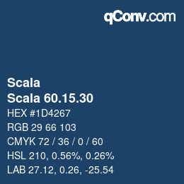 颜色代码: Scala - Scala 60.15.30 | qconv.com