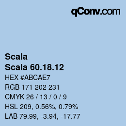 颜色代码: Scala - Scala 60.18.12 | qconv.com
