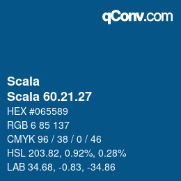 颜色代码: Scala - Scala 60.21.27 | qconv.com