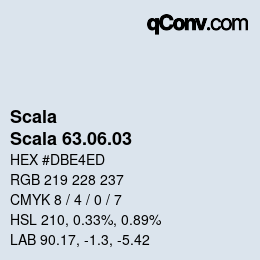 颜色代码: Scala - Scala 63.06.03 | qconv.com