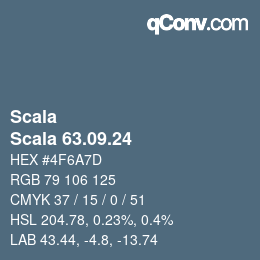 颜色代码: Scala - Scala 63.09.24 | qconv.com