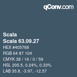 颜色代码: Scala - Scala 63.09.27 | qconv.com