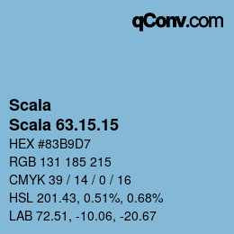 カラーコード: Scala - Scala 63.15.15 | qconv.com