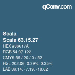 颜色代码: Scala - Scala 63.15.27 | qconv.com