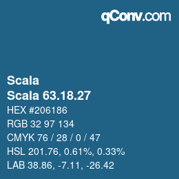 颜色代码: Scala - Scala 63.18.27 | qconv.com