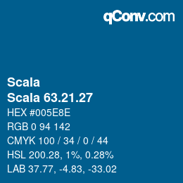 Color code: Scala - Scala 63.21.27 | qconv.com