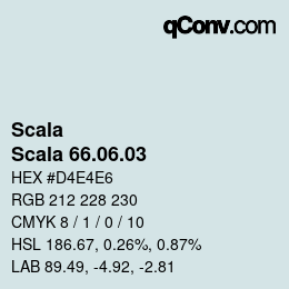 颜色代码: Scala - Scala 66.06.03 | qconv.com