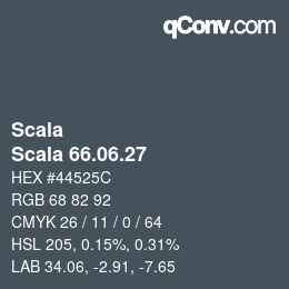 颜色代码: Scala - Scala 66.06.27 | qconv.com